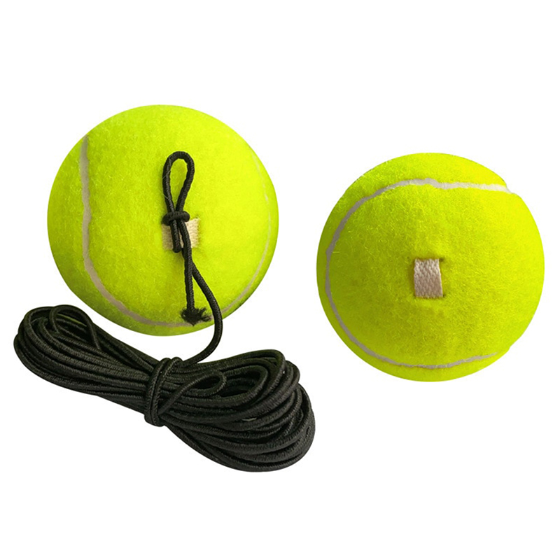 Badminton Rebound Trainer - Bola Tenis Latihan dengan Tali Elastis,