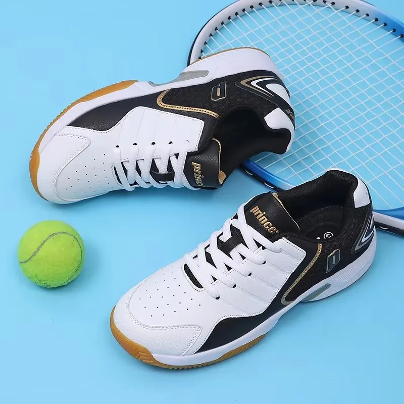 Badminton Open - Sepatu Bulu Tangkis Kulit Pria Wanita