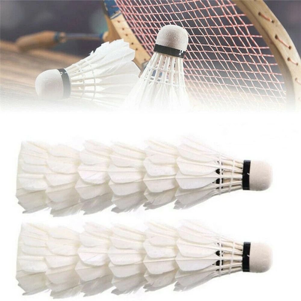 Badminton Event - 3/6/12 Buah Shuttlecock Bulu Tangkis Putih