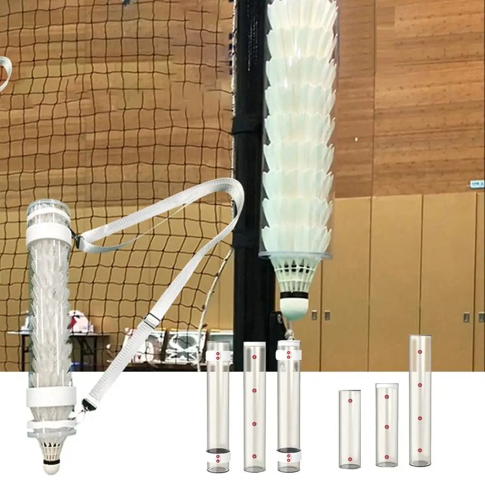 Badminton Youtube - Tabung Magnetik Penyimpanan Shuttlecock Bulu Tangkis,