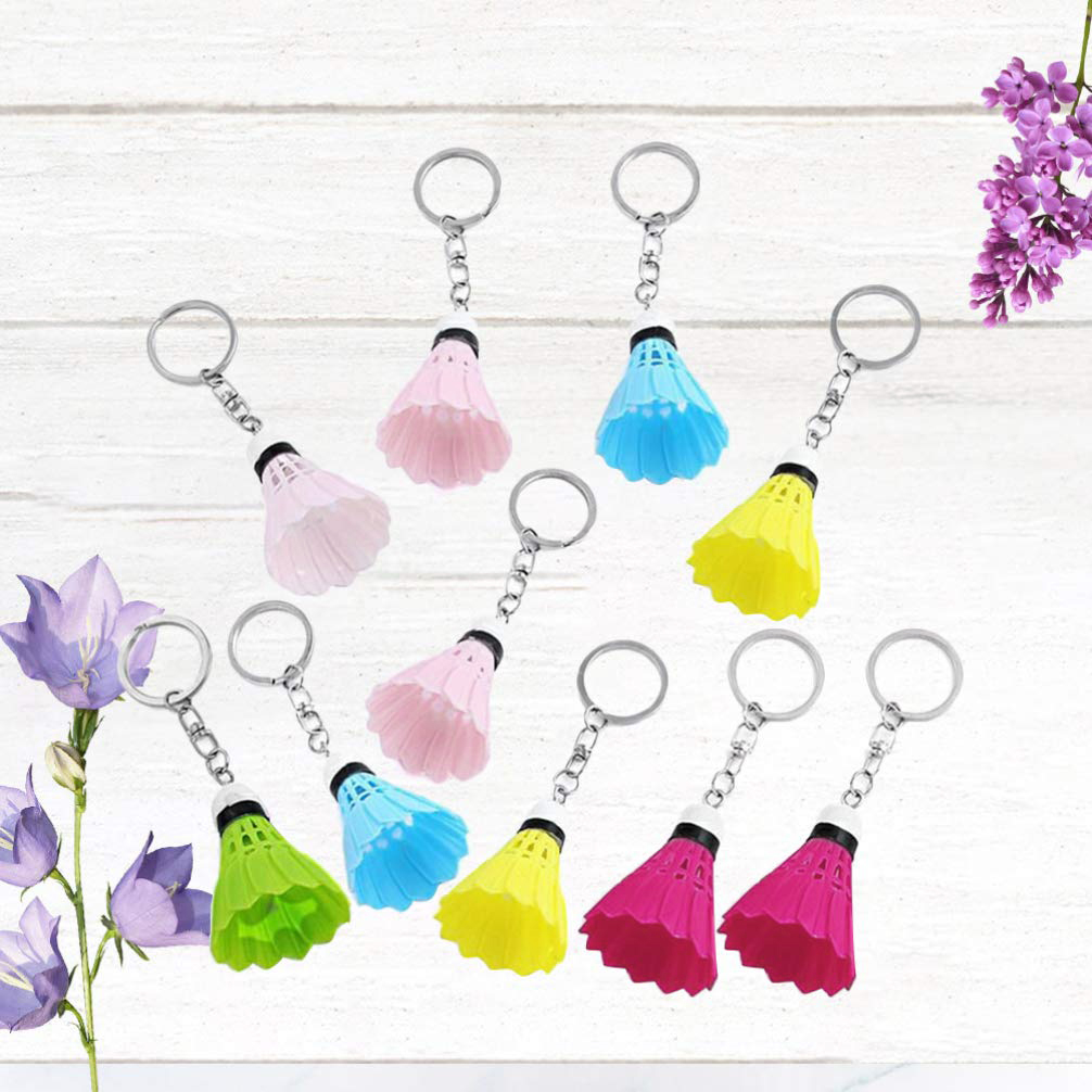 60 buah 6 warna gantungan kunc - Badminton Event ulasan dan harga