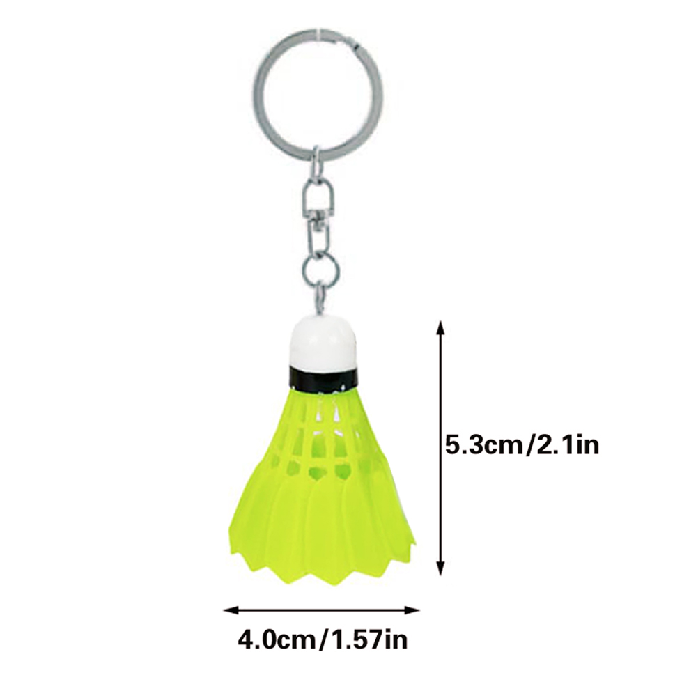 60 buah 6 warna gantungan kunc - Badminton Event ulasan dan harga