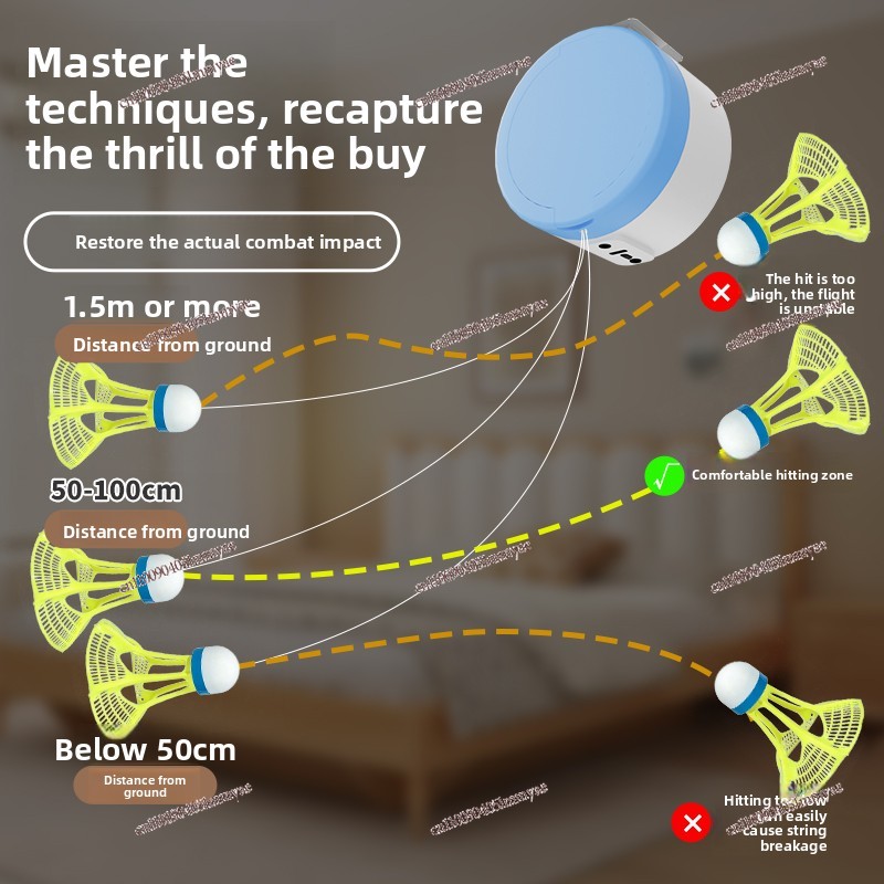 Alat latihan bulu tangkis dala - Badminton Rebound Trainer ulasan dan harga