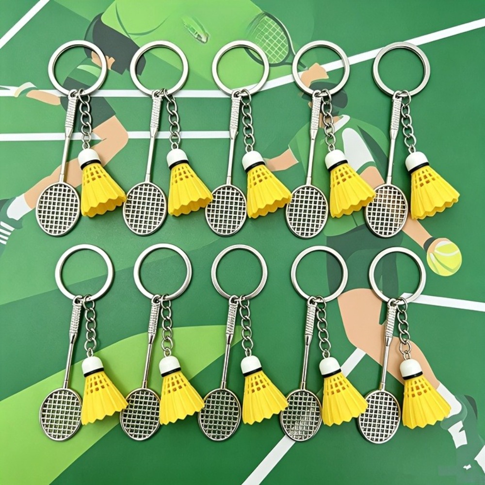 5/10/20Pcs Set Gantungan Kunci - Badminton Event ulasan dan harga
